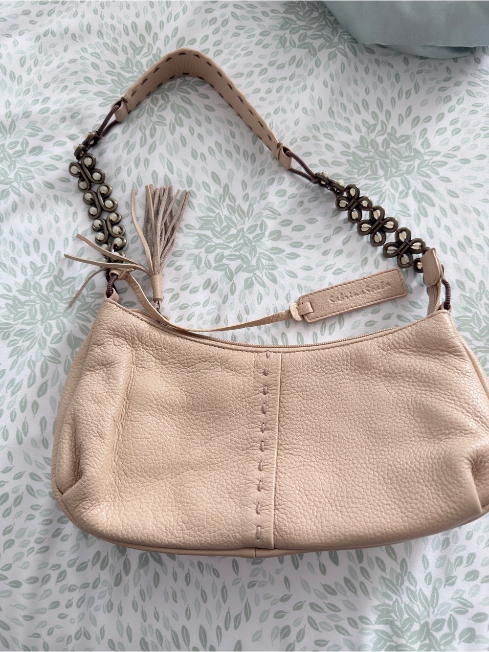 Small Tan Leather Shoulder Bag